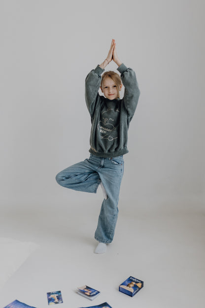 Krafttierkarten für Kinder – 33 Affirmationskarten mit Yoga, Atem- & Körperübungen